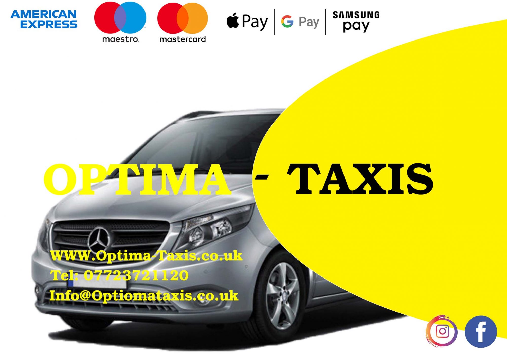 Optima Taxis Advert